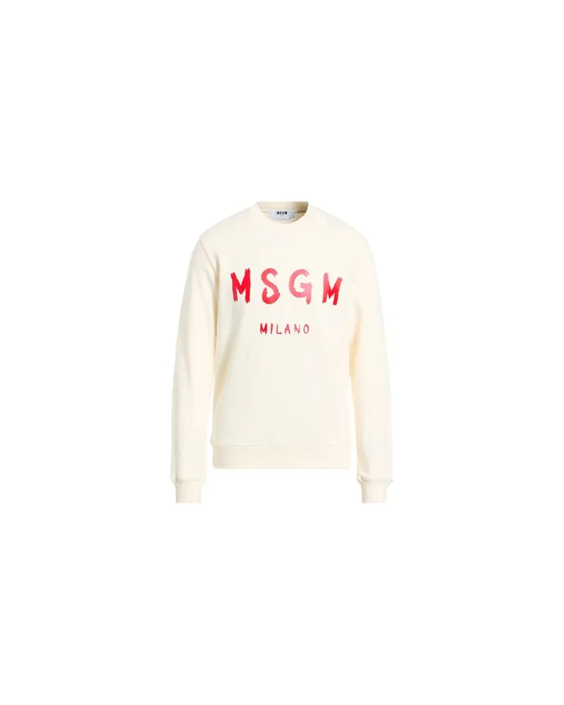 MSGM TOPS - Sweatshirtsauf YOOX.COM Elfenbein