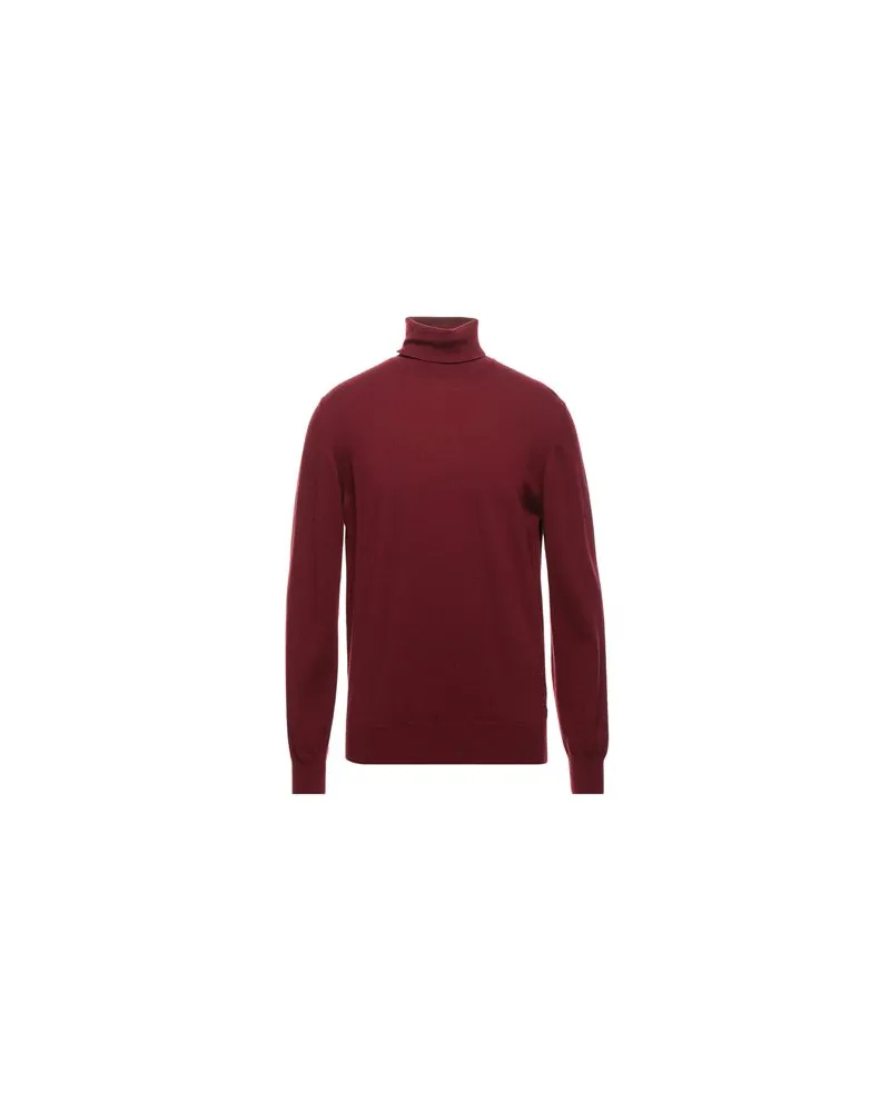 Alpha Studio STRICKWAREN - Rollkragenpulloverauf YOOX.COM Bordeaux