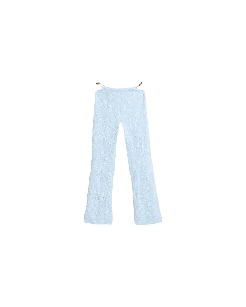 Ganni HOSEN & RÖCKE - Hosenauf YOOX.COM Himmelblau