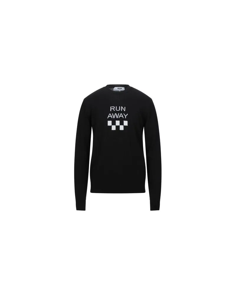 MSGM STRICKWAREN - Pulloverauf YOOX.COM Schwarz