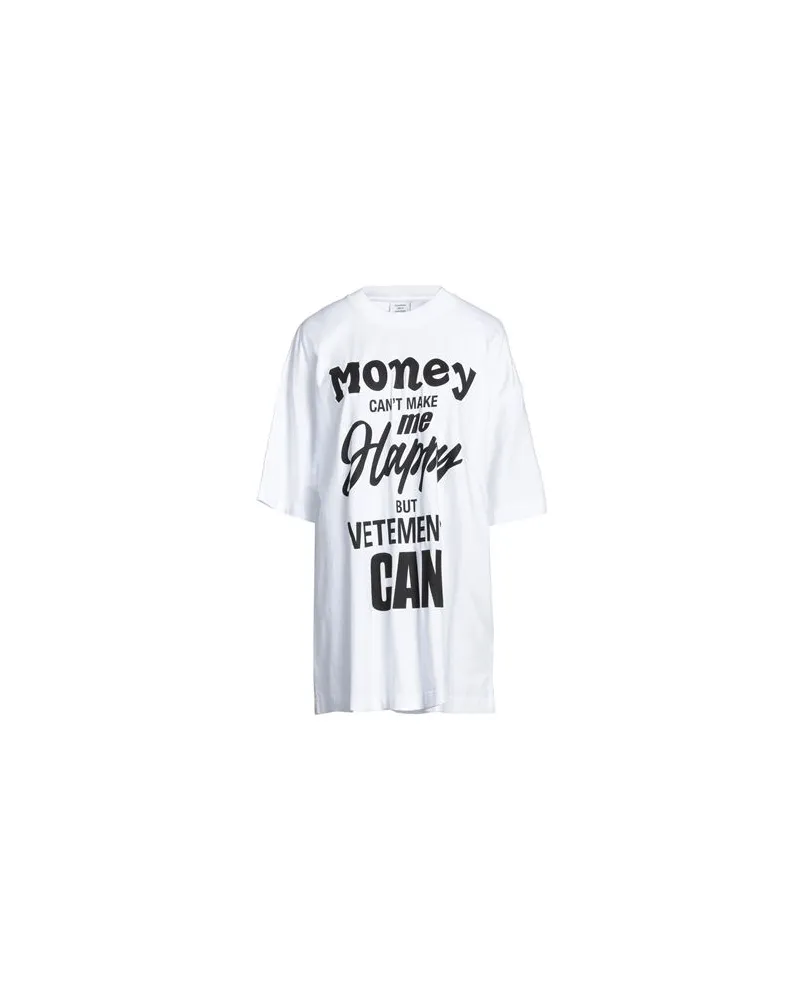 VETEMENTS TOPS - T-shirtsauf YOOX.COM Weiß