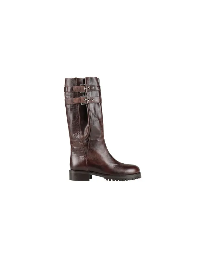 Patrizia Pepe SCHUHE - Stiefelauf YOOX.COM Schokobraun