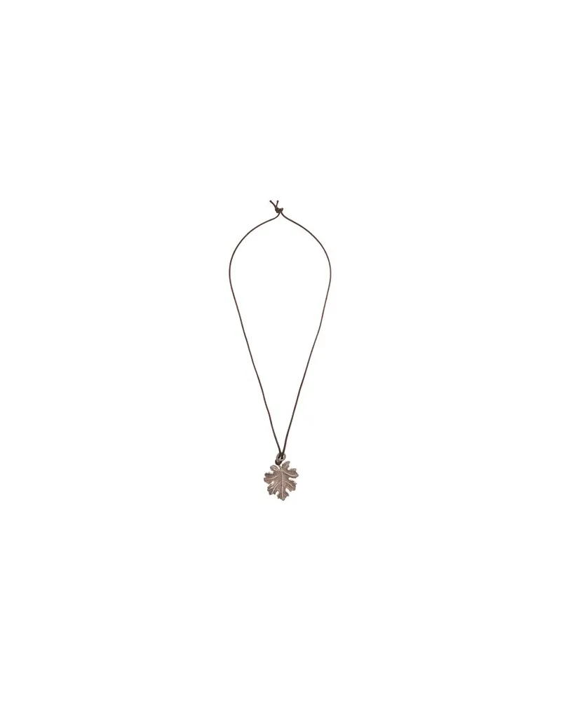 Ugo Cacciatori SCHMUCK und UHREN - Halskettenauf YOOX.COM Dunkelbraun