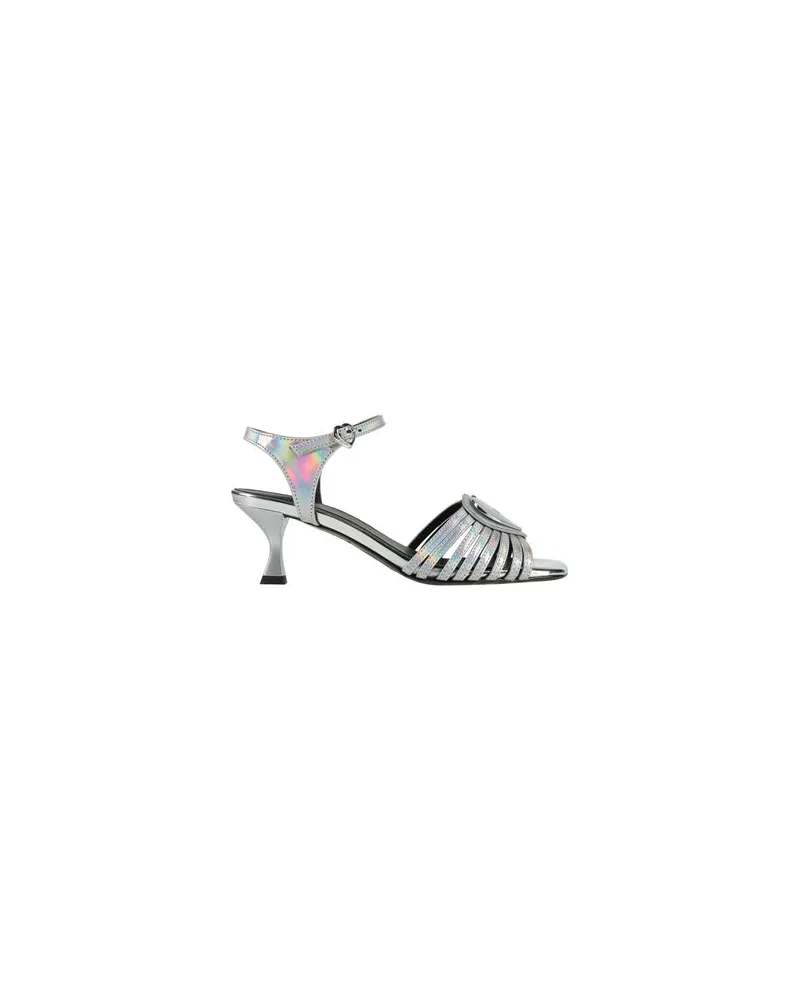 Moschino SCHUHE - Sandalenauf YOOX.COM Silber