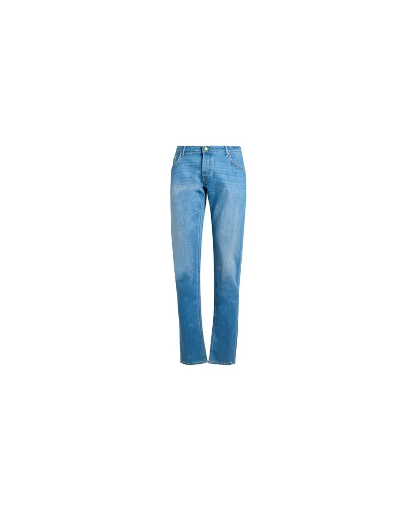 Hand Picked HOSEN & RÖCKE - Jeanshosenauf YOOX.COM Blau