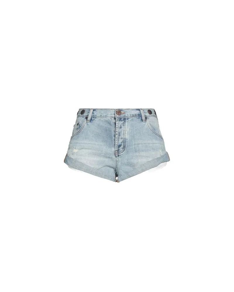 One Teaspoon HOSEN & RÖCKE - Jeansshortsauf YOOX.COM Blau