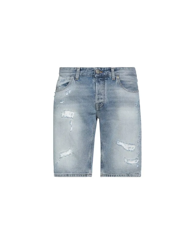 PMDS PREMIUM MOOD DENIM SUPERIOR HOSEN & RÖCKE - Jeansshortsauf YOOX.COM Blau