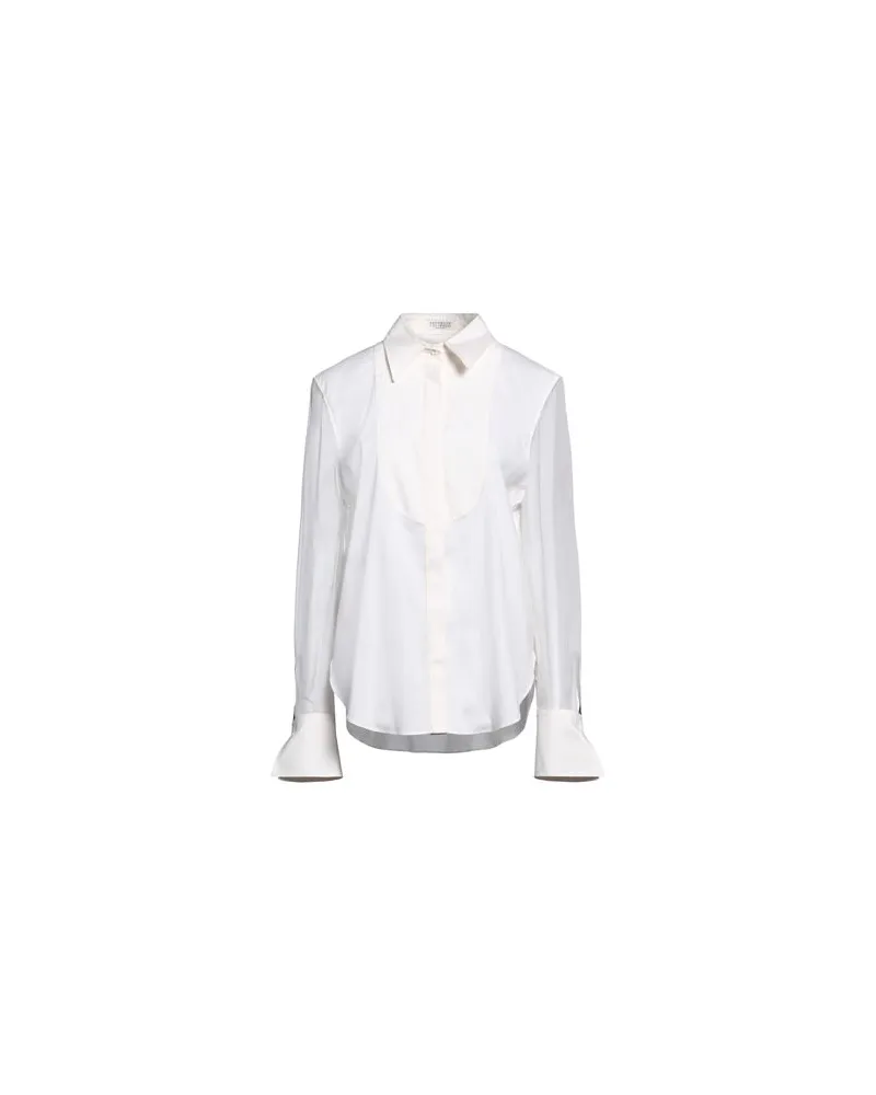 Brunello Cucinelli TOPS - Hemdenauf YOOX.COM Weiß