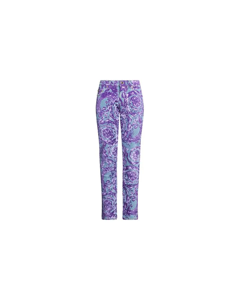 Versace HOSEN & RÖCKE - Jeanshosenauf YOOX.COM Blau