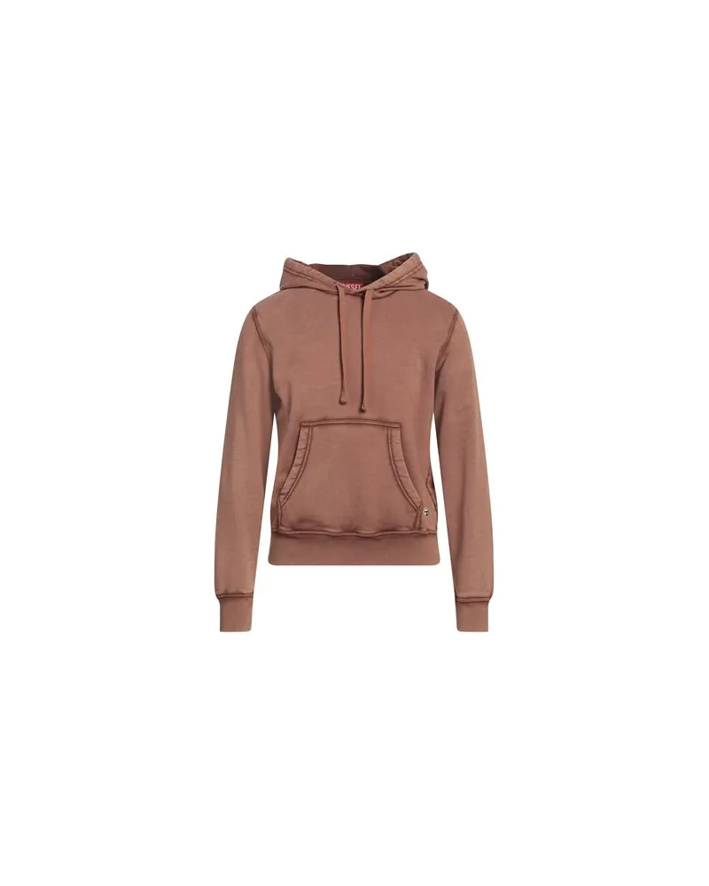 Diesel TOPS - Sweatshirtsauf YOOX.COM Hellbraun