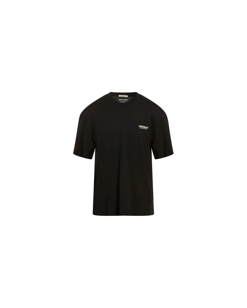 Jack & Jones TOPS - T-shirtsauf YOOX.COM Schwarz