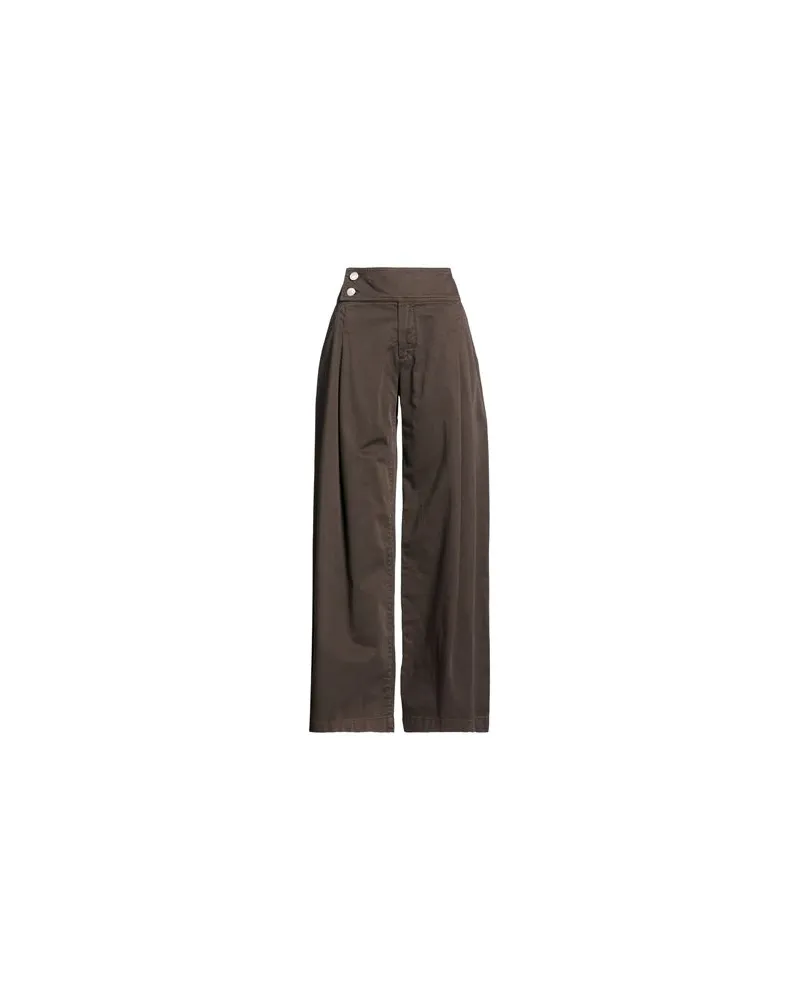Pinko HOSEN & RÖCKE - Hosenauf YOOX.COM Dunkelbraun