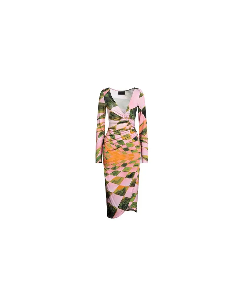 Louisa Ballou KLEIDER - Midi-Kleiderauf YOOX.COM Rosa