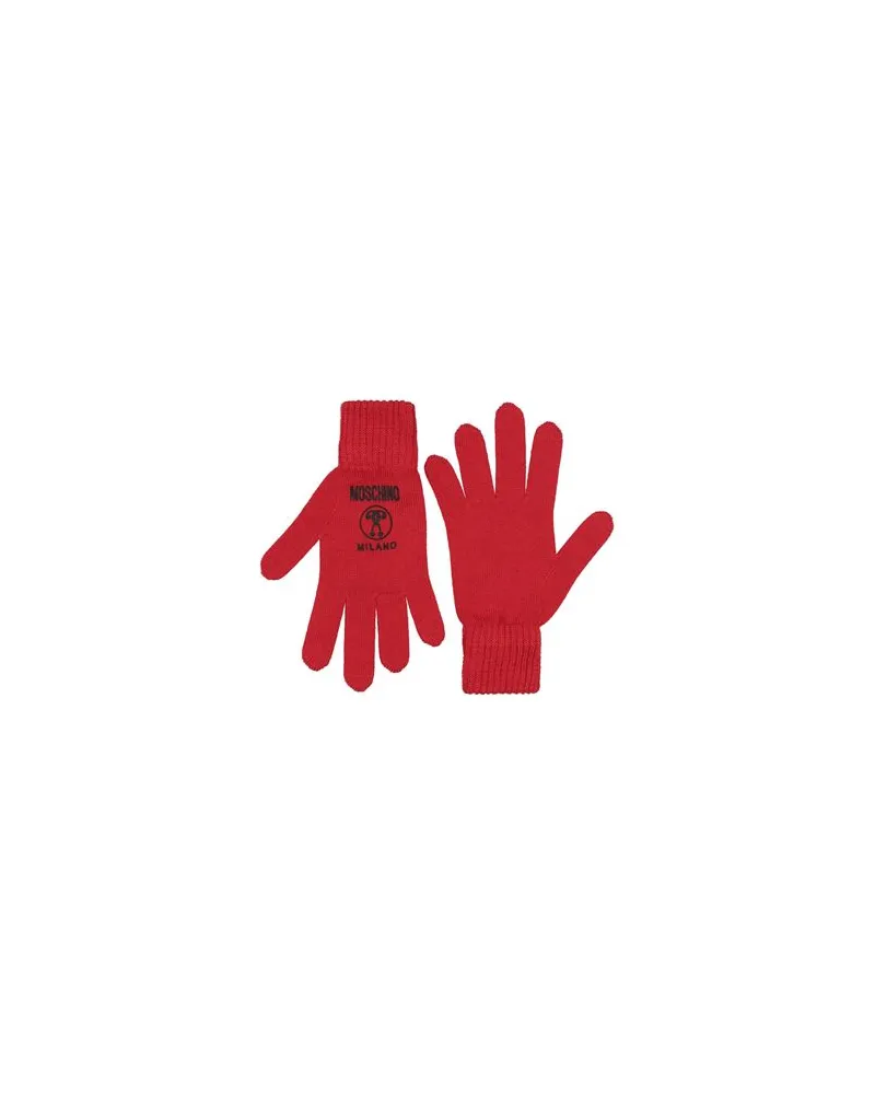 Moschino ACCESSOIRES - Handschuheauf YOOX.COM Rot
