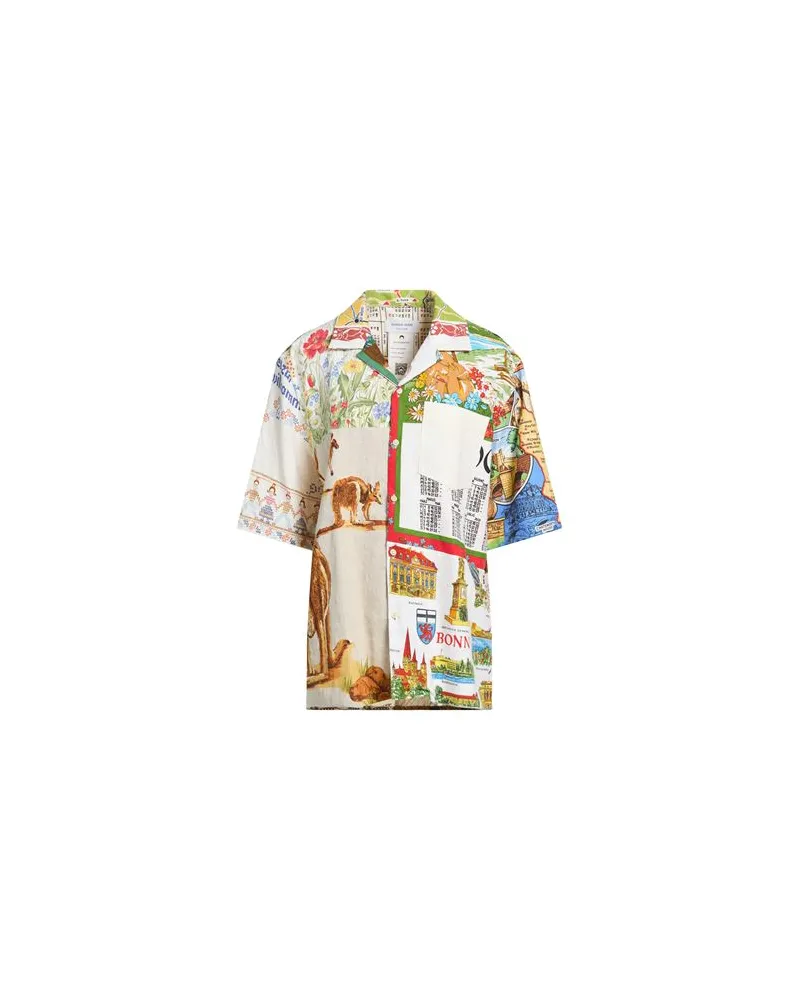 Marine Serre GOLD LINE - TOPS - Hemdenauf YOOX.COM Cremeweiß