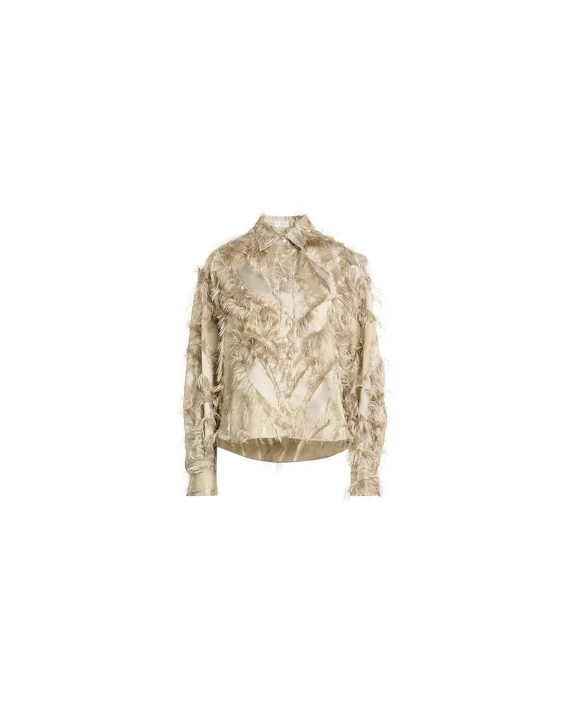 Brunello Cucinelli TOPS - Hemdenauf YOOX.COM Salbeigrün