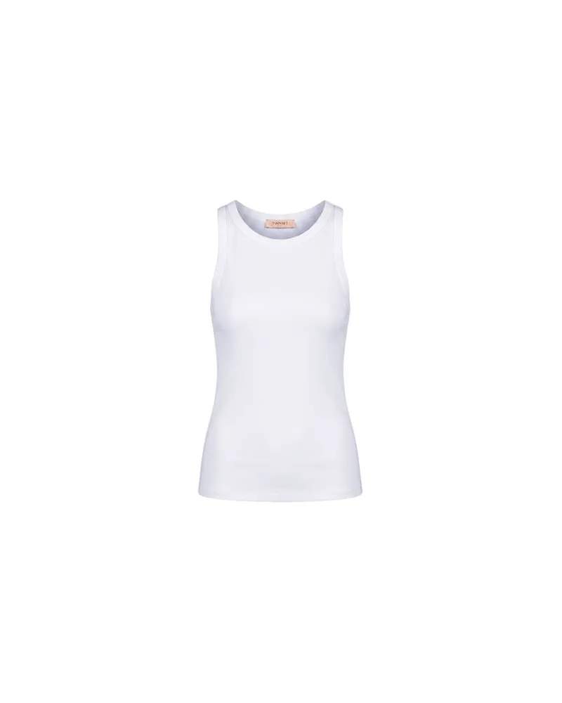Twin-Set TOPS - Tank Topsauf YOOX.COM Weiß
