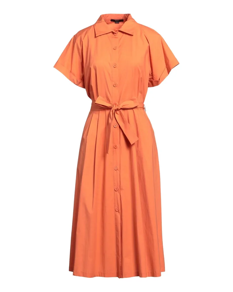 Seventy Midi-Kleid Orange