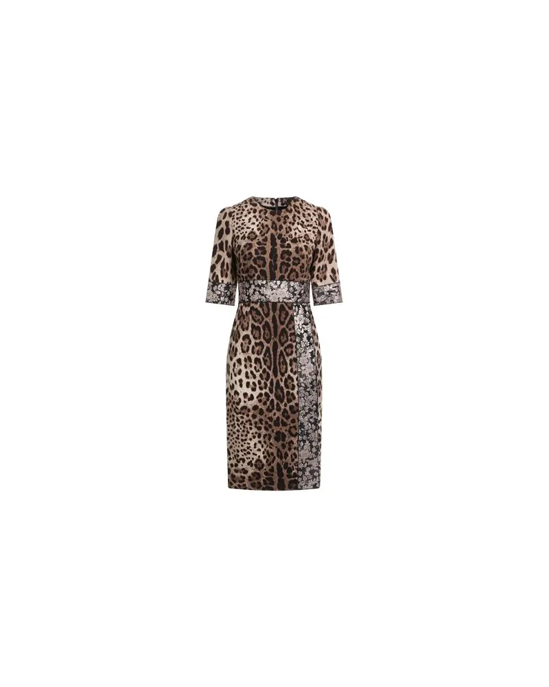 Dolce & Gabbana KLEIDER - Midi-Kleiderauf YOOX.COM Beige