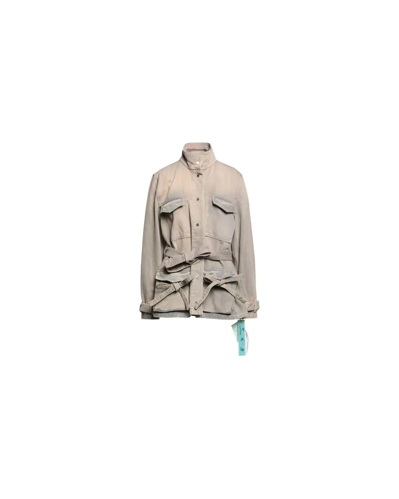 OFF-WHITE JACKEN & MÄNTEL - Jeansjacken/Mäntelauf YOOX.COM Hellbraun
