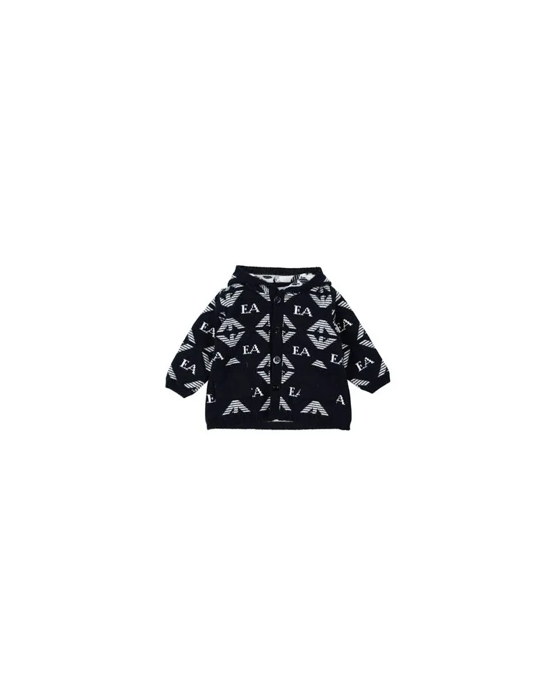 Emporio Armani STRICKWAREN - Strickjackenauf YOOX.COM Nachtblau