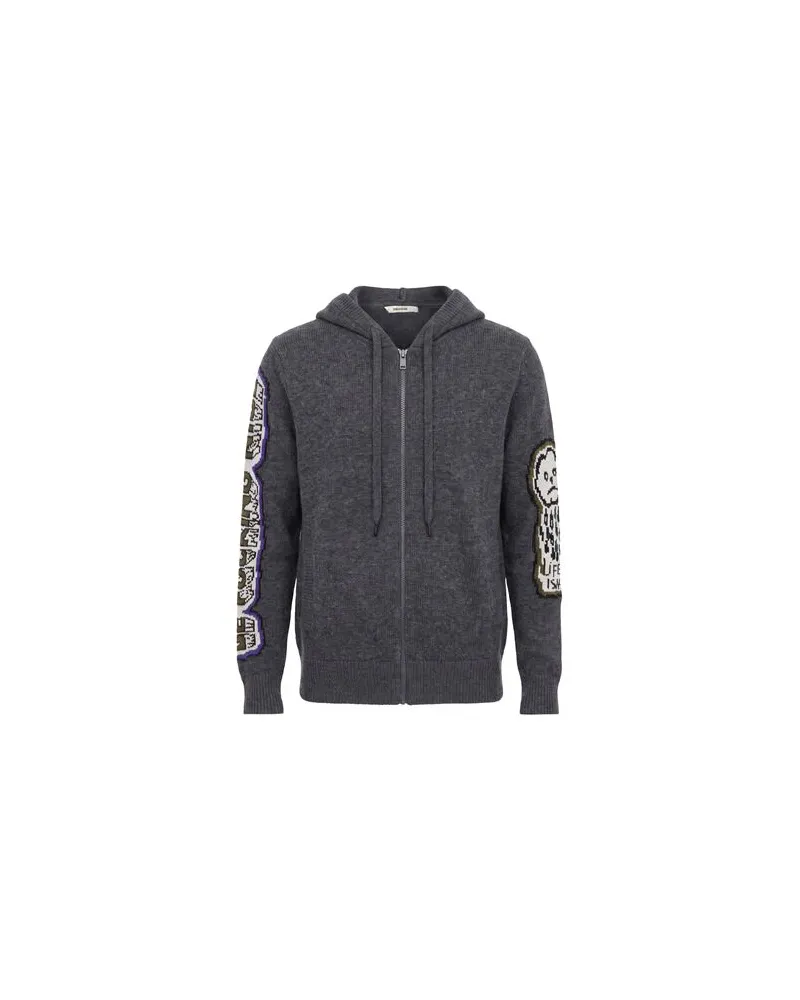 Zadig & Voltaire STRICKWAREN - Strickjackenauf YOOX.COM Braungrau
