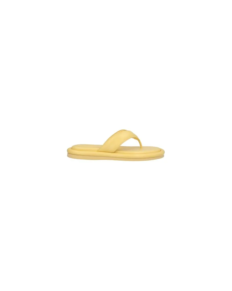 Gia Borghini SCHUHE - Zehentrennerauf YOOX.COM Pastellgelb