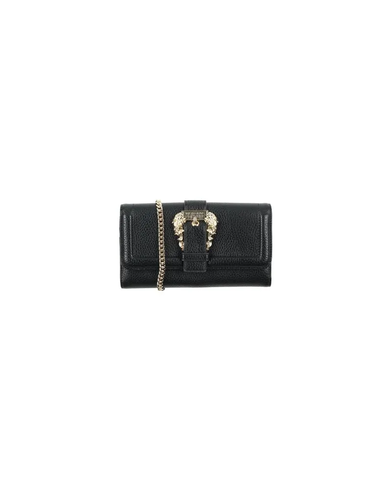Versace Jeans Kleinlederwaren - Portemonnaies mit Tragriemenauf YOOX.COM Schwarz
