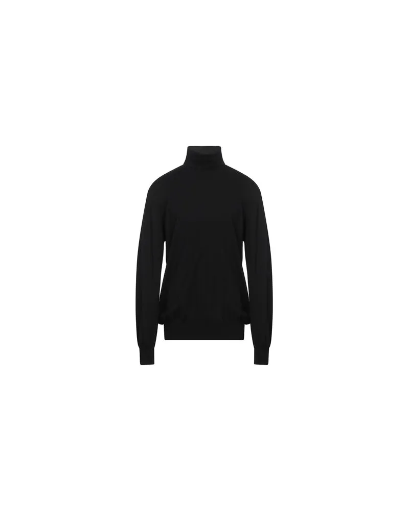 Alpha Studio STRICKWAREN - Rollkragenpulloverauf YOOX.COM Schwarz