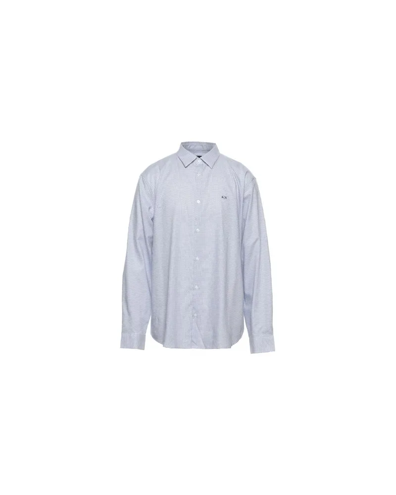 Armani Exchange TOPS - Hemdenauf YOOX.COM Blau