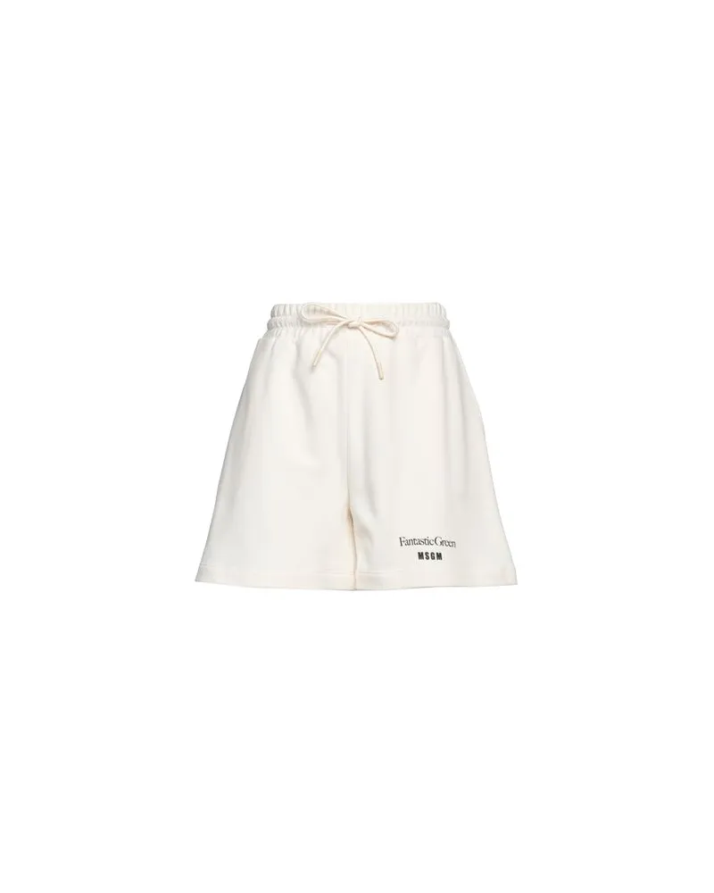 MSGM HOSEN & RÖCKE - Shorts & Bermudashortsauf YOOX.COM Cremeweiß