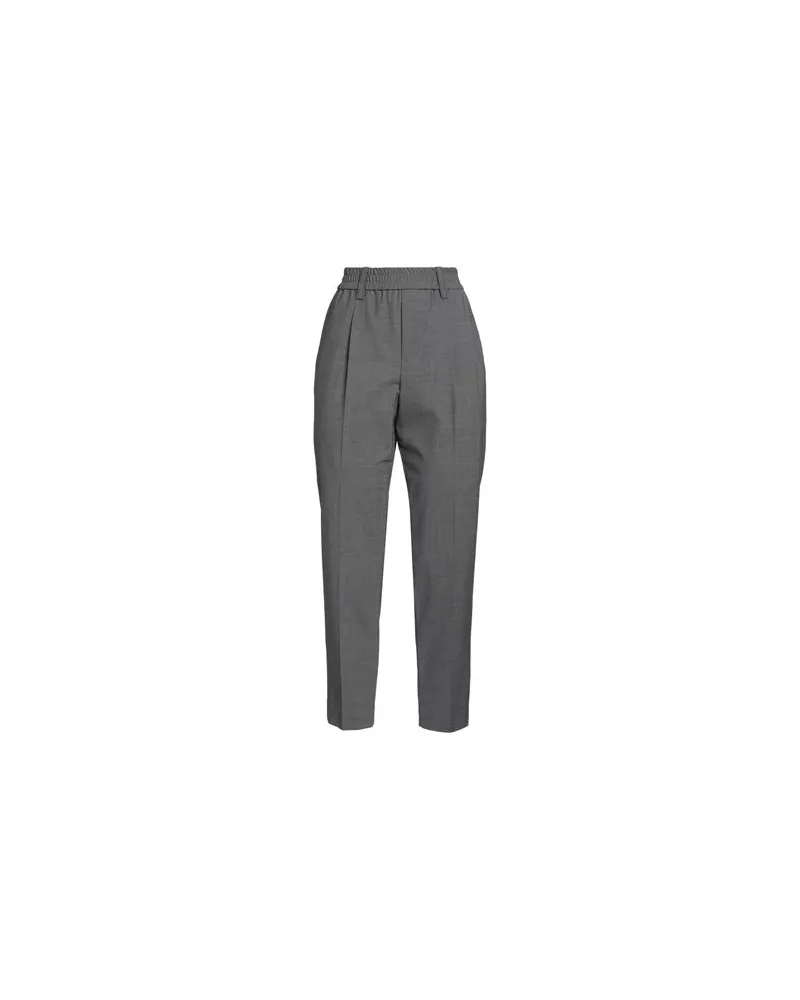 Brunello Cucinelli HOSEN & RÖCKE - Hosenauf YOOX.COM Grau