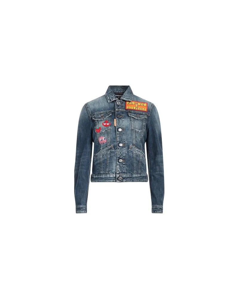 Dsquared2 PAC-MAN X  - JACKEN & MÄNTEL - Jeansjacken/Mäntelauf YOOX.COM Blau