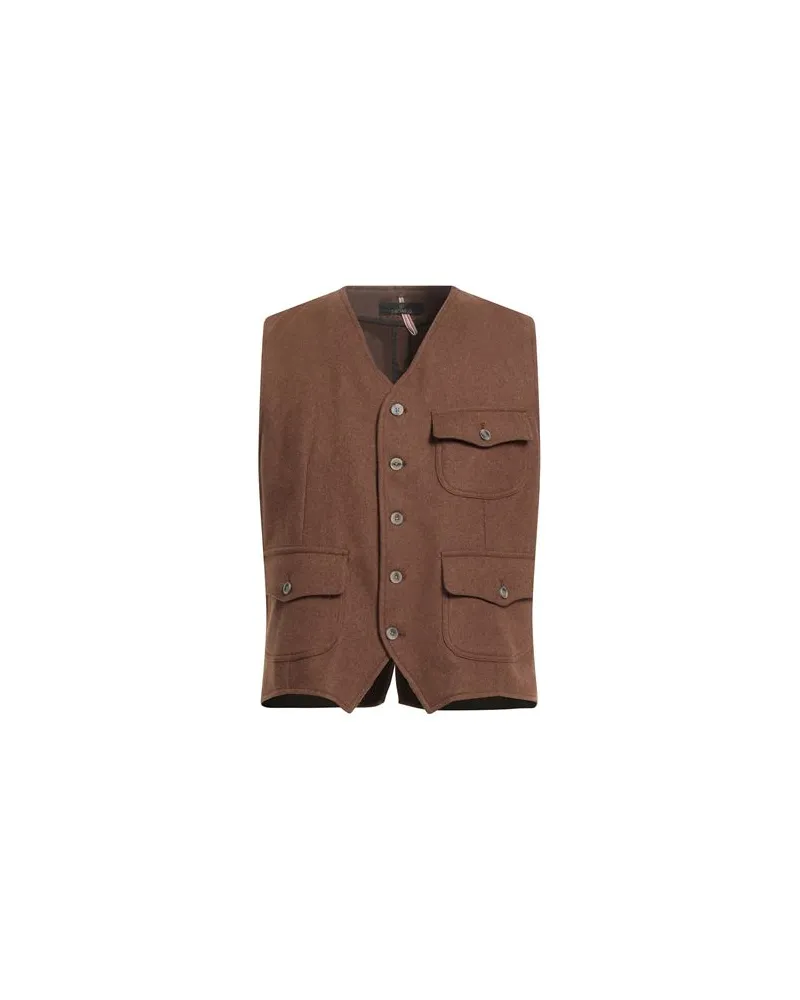 Biagio Santaniello ANZÜGE und CO-ORDS - Couture-Westenauf YOOX.COM Braun