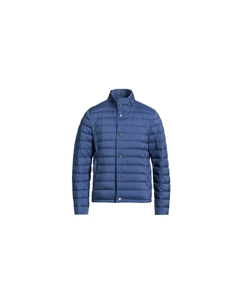 MOORER JACKEN & MÄNTEL - Pufferjacken & Daunenjackenauf YOOX.COM Blau