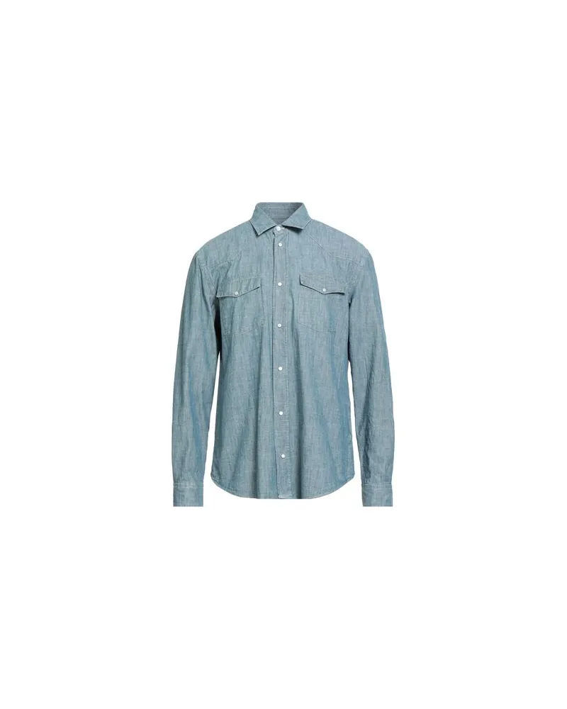 Dondup TOPS - Jeanshemdenauf YOOX.COM Taubenblau
