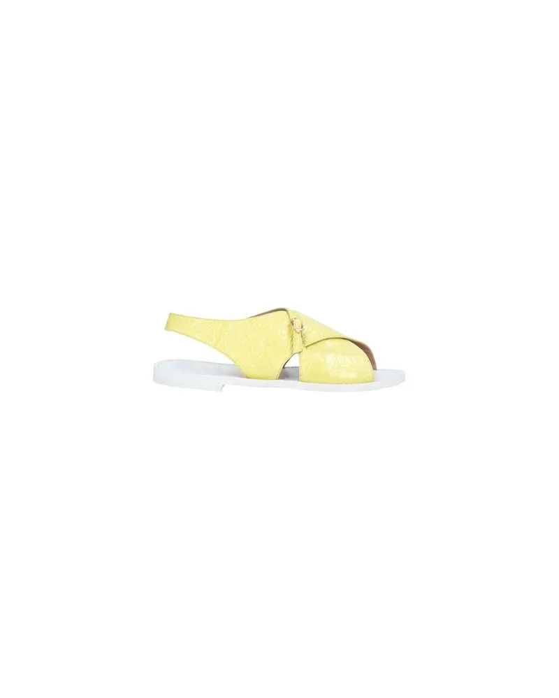 L'Autre Chose SCHUHE - Sandalenauf YOOX.COM Pastellgelb