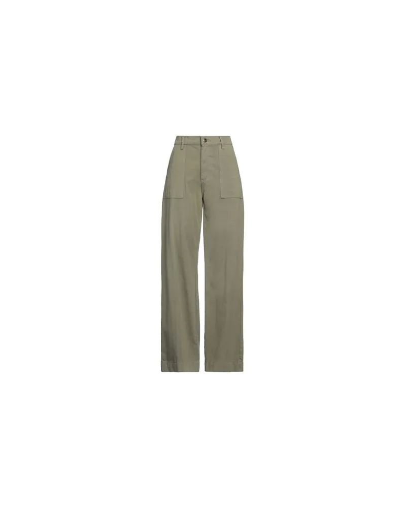 RE/DONE HOSEN & RÖCKE - Hosenauf YOOX.COM Militärgrün