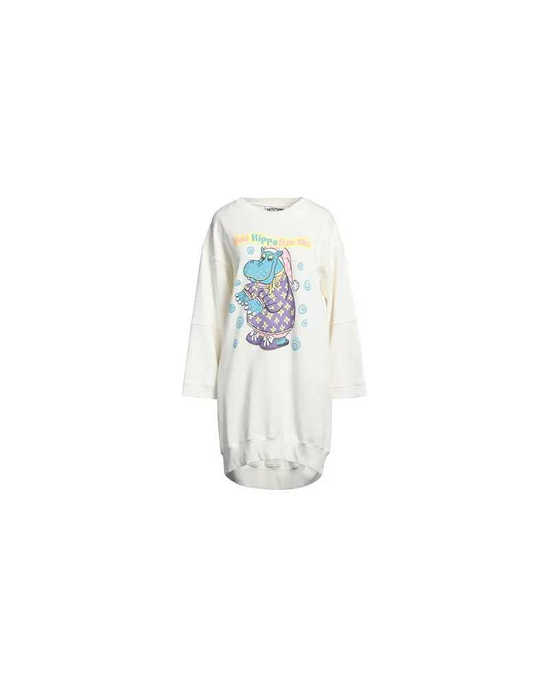 Moschino KLEIDER - Mini-Kleiderauf YOOX.COM Cremeweiß