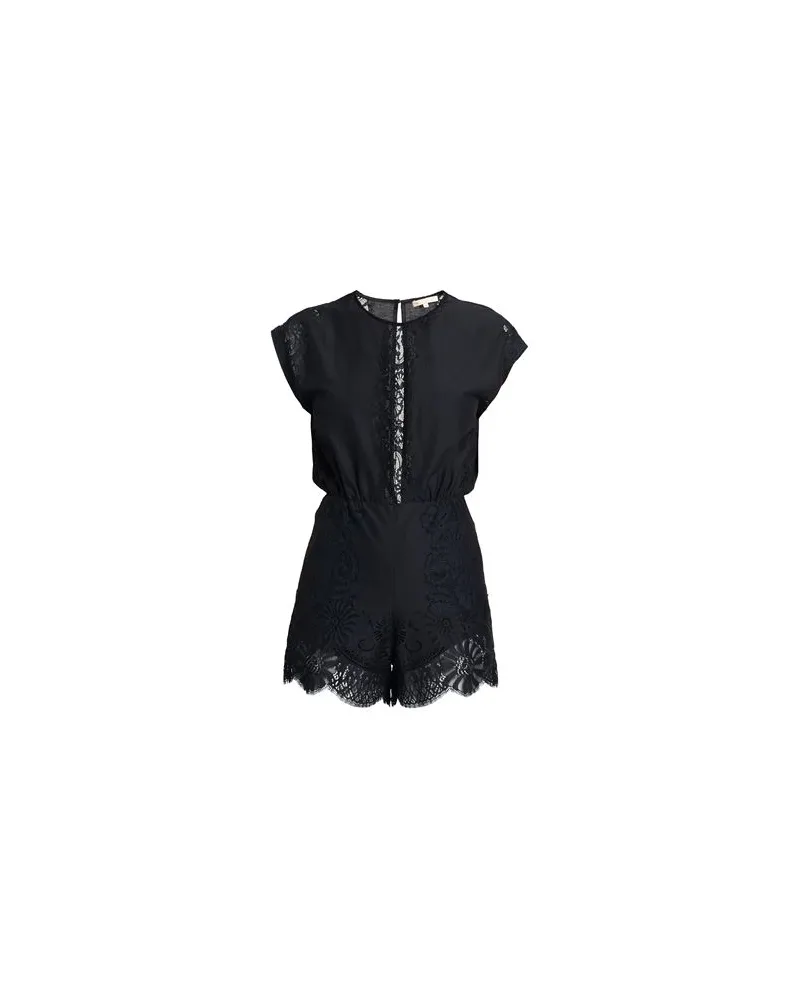 Maje OVERALLS - Playsuitsauf YOOX.COM Schwarz