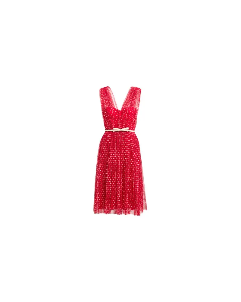 Elisabetta Franchi KLEIDER - Midi-Kleiderauf YOOX.COM Rot