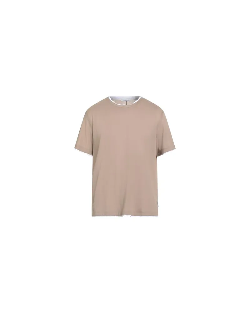 Paolo Pecora Milano TOPS - T-shirtsauf YOOX.COM Hellbraun