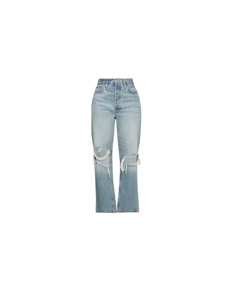 RE/DONE HOSEN & RÖCKE - Jeanshosenauf YOOX.COM Blau
