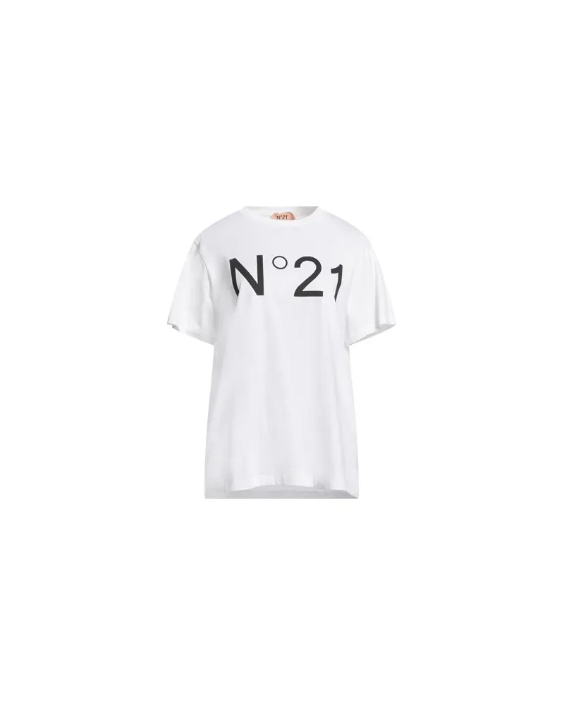N° 21 TOPS - T-shirtsauf YOOX.COM Weiß
