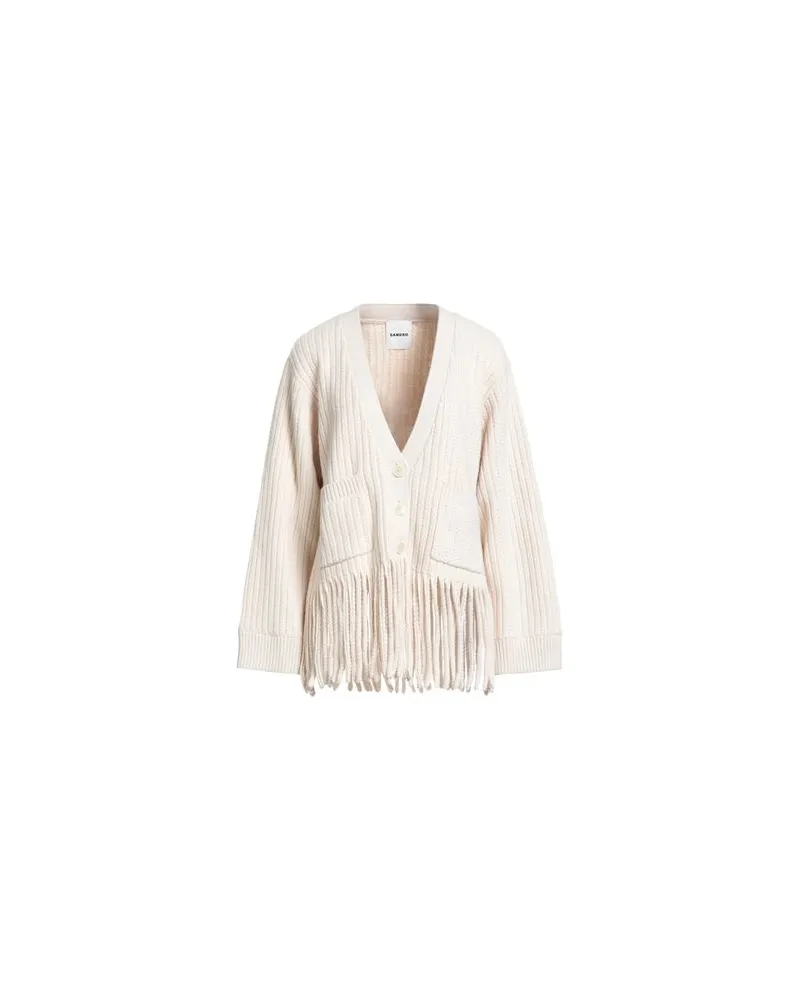 Sandro STRICKWAREN - Strickjackenauf YOOX.COM Beige