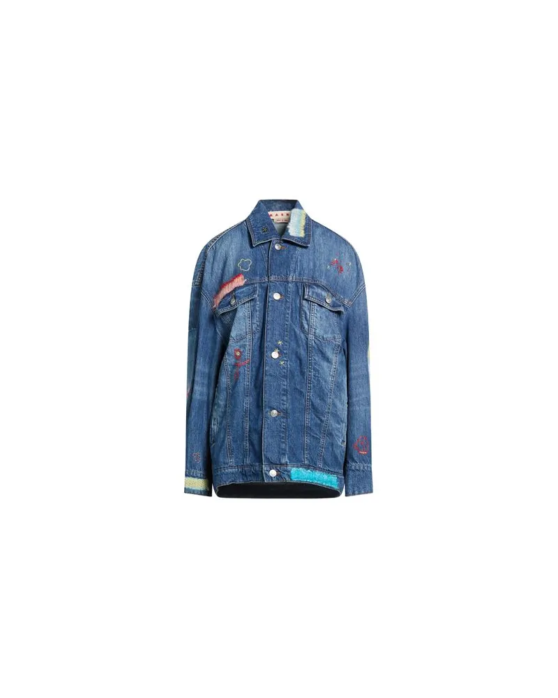 Marni JACKEN & MÄNTEL - Jeansjacken/Mäntelauf YOOX.COM Blau
