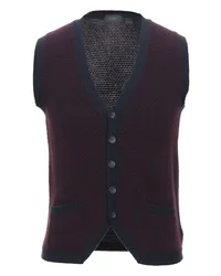 Zanone Strickjacke Bordeaux