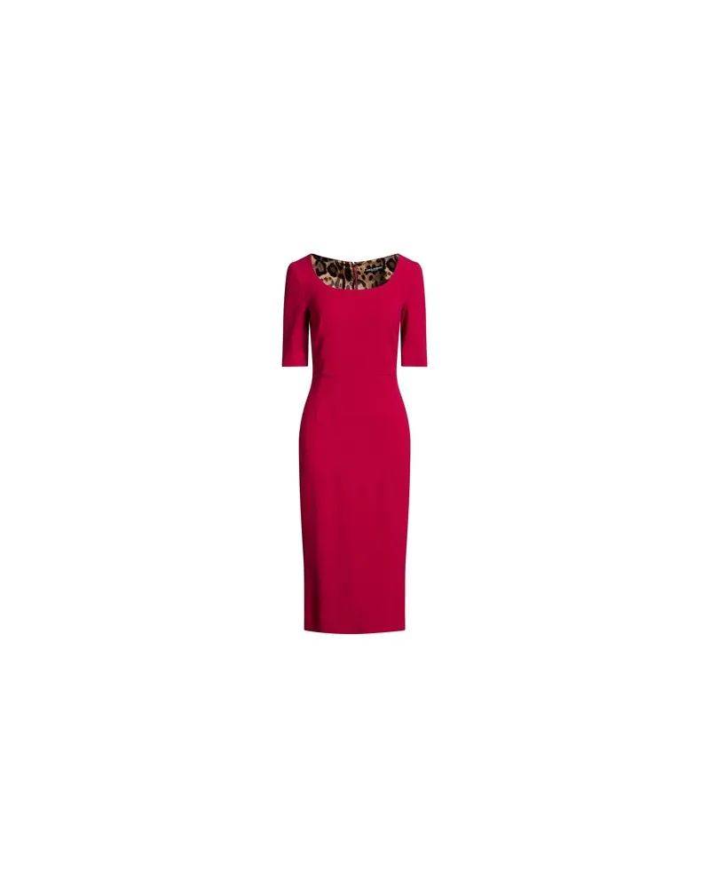 Dolce & Gabbana KLEIDER - Midi-Kleiderauf YOOX.COM Magenta