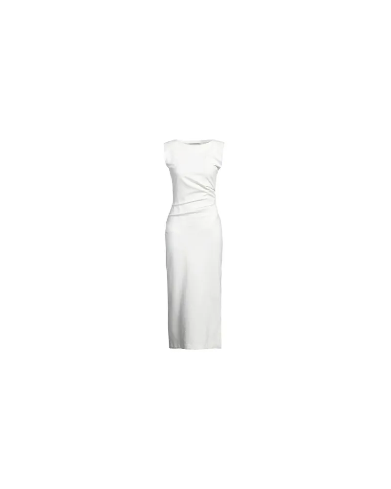 Caractère KLEIDER - Midi-Kleiderauf YOOX.COM Weiß