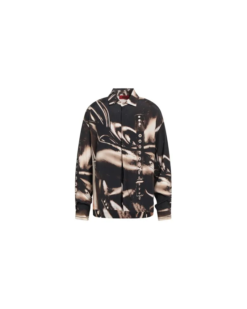 FourTwoFour on Fairfax TOPS - Hemdenauf YOOX.COM Schwarz